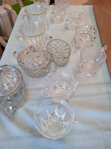 Drawer of Vintage Cream, Sugar, Ser...