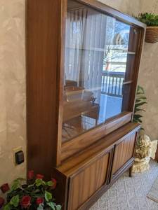Vintage Cabinet 46.5 X 16.25 X 67...