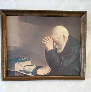 Daily Bread Man Praying at Dinner (...