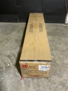 lot 55 image: Lane Home Furnishings Sheridan Navy King Storage Footboard. See Pictures