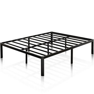 lot 118 image: Zinus 16 Inch Metal Platform Bed Frame with Steel Slat Support, AZ-MPRC-16K - Unclaimed Freight