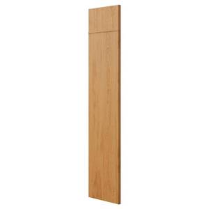 lot 126 image: Hampton Bay 0.5x84x24 in. Refrigerator End Panel Kit in Medium Oak.