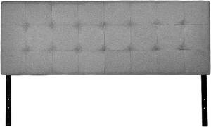 lot 146 image: Amazon Basics King Size Upholstered Tufted Headboard (Box Has Damage) ModelAMZ720K