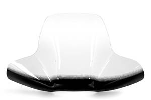 lot 156 image: Camco Black Boar Wraparound Windshield for ATV(May Be Missing Hardware) Model 66031