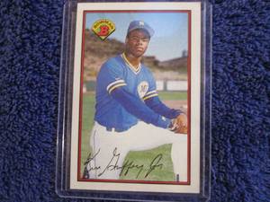 3. 1989 Bowman Ken Griffey Jr Rooki...