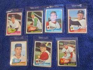 5. 1965 Topps Baseball Cards...
