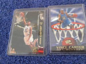32. 2 Vince Carter Rookie Cards...