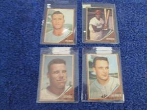 38. 4 1962 Topps Cards...