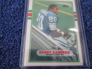 43. 1989 Topps Barry Sanders Rookie...