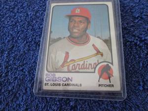 55. 1973 Topps Bob Gibson Card...
