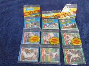 72. 3 1991 Donruss Baseball Rack Pa...