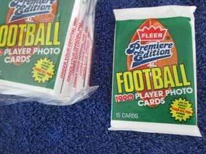 77. 8 -1990 Fleer Football Packs...