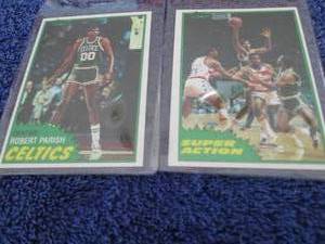 83. 1981 Topps Robert Parish Cards...