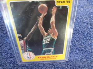 119. 1986 Star Kevin McHale Card...