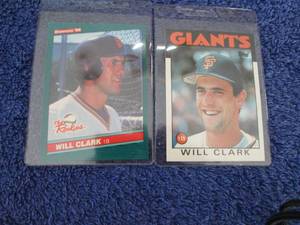 133. 1986 Donruss & Topps Will Clar...