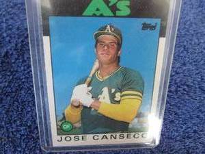 139. 1986 Topps Jose Canseco Rookie...