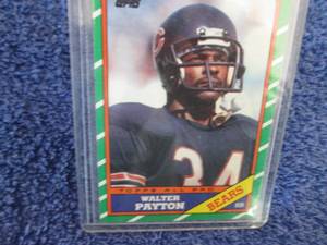 146. 1986 Topps Walter Payton Card...