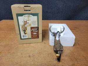 New in Box - Animal Hang-ups - Whitetail Deer Wall Hook - About 11 Tall Overall
