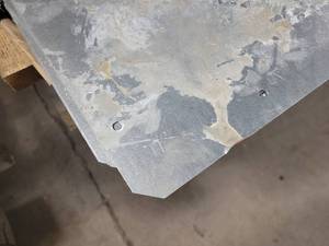 Lot of (5) Sheets of 19 Gauge Steel Sheets - 72.5 x 52.5 - Galvanized - NO SHIPPING