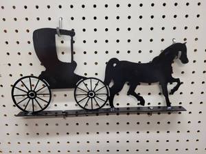 Horse and Buggy Mailbox Topper - About 16 x 7-12