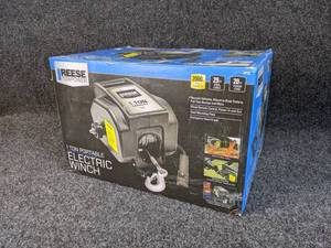 REESE TOWPOWER 1 Ton Portable Electric Winch - New In Package