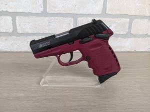 lot 104 image: NEW SCCY CPS-1CBCR Pistol - Crimson Grip