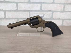 lot 106 image: NEW Ruger Wrangler Single Action .22LR Revolver in Burnt Bronze