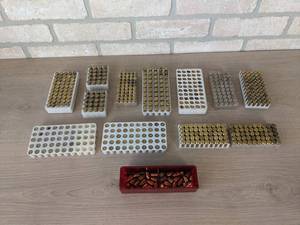 lot 288 image: (37) 9mm FMJ Pulled Bullets and 520 Rounds of Misc. Brass Casings from St. James Gun Club Firing Range