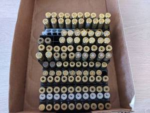 lot 291 image: 120 Rounds of Misc. Brass Shell Casings from St. James Gun Club Firing Range