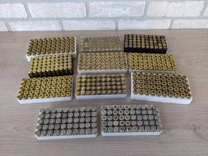 lot 289 image: 550 Rounds of 45 ACP Brass Shell Casings from St. James Gun Club Firing Range