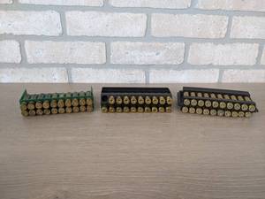 lot 286 image: 60 Rounds of 308 Brass Shell Casings from St. James Gun Club Firing Range