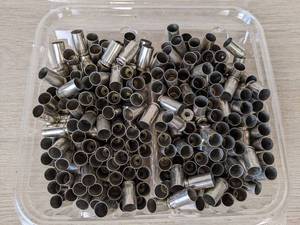 lot 278 image: 300 Rounds of 40 S&W Shell Casings from St. James Gun Club Firing Range