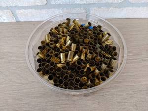 lot 282 image: 500 Rounds of 380 Brass Casings  from St. James Gun Club Firing Range