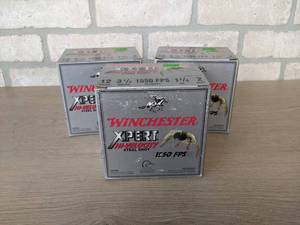 lot 239 image: 75 Rounds 12 Ga. Winchester Xpert Hi-Velocity Shell Shot Waterfowl Shotgun Shells