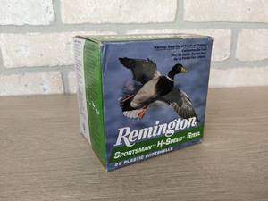lot 238 image: 25 Rounds 12 Ga. Remington Sportsman Hi-Speed Steel Waterfowl Shotgun Shells