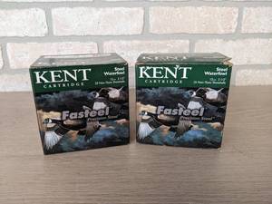 lot 235 image: 50 Rounds 12 Ga. Kent Cartridge Steel Waterfowl Shotgun Shells