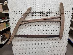 lot 121 image: Antique Bucksaw
