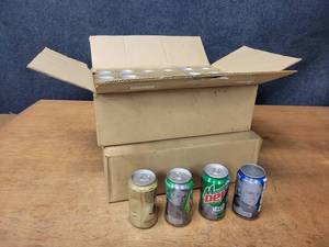 lot 125 image: (48) Collectable Pepsi  Mountain Dew Cans - Star Wars Cans, Unused Cans with no top - some are dented