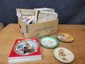 lot 140 image: Large Lot of Collector Plates - Some Hummel West Germany - NO SHIPPING