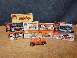 lot 155 image: Large Collection of Vintage Trustworthy Hardware Diecast Car Banks - Includes (9) Cars
