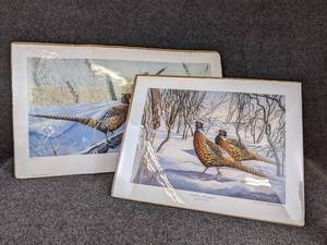 lot 71 image: Lot of 2 Pheasants Forever Prints - Both Artist Signed Proofs