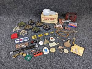 lot 72 image: Collections of Patches, Keychains, and More