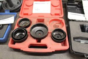 lot 56 image: Oil Filter Wrench Set  with Case
