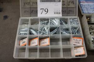 lot 79 image: Cotter Pin and E-Clip Assortment Kit  with Case