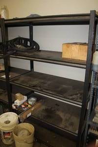 lot 124 image: MetalComposite Storage Rack 4-tier