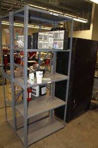 lot 137 image: Metal Storage Shelf 5-tier