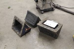 lot 153 image: Lot of (3) Rubber Wheel Chocks