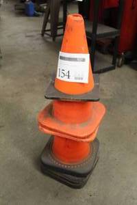 lot 154 image: Lot of (6) Safety Cones