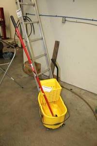 lot 177 image: Mop Bucket, Squeegee and Mop