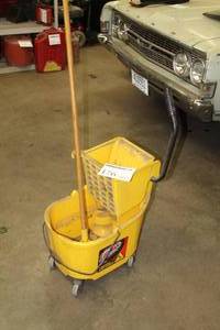 lot 176 image: Mop Bucket, Squeegee and Mop
